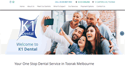 Desktop Screenshot of k1dental.com.au